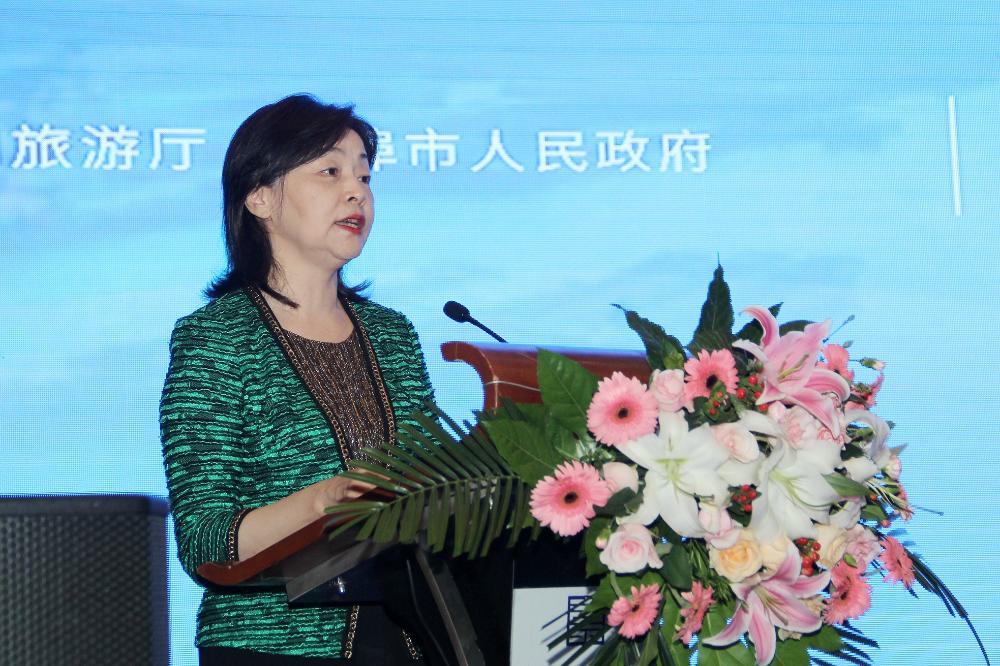 安徽省文旅厅副厅长王靖致辞时表示,淮河是中国南北的分界线,是中华